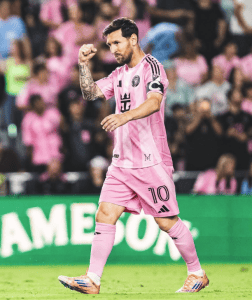 Messi durante jogo do Inter Miami pela MLS