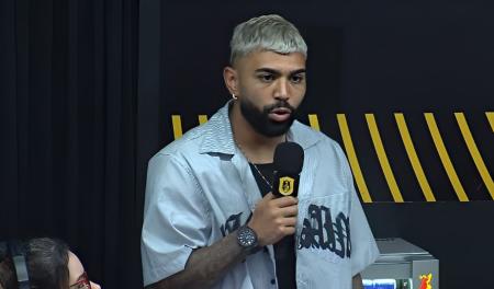 Gabigol, do Cruzeiro, durante participação na Kings Cup Brazil