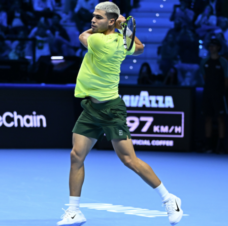 carlos Alcaraz durante ATP Finals