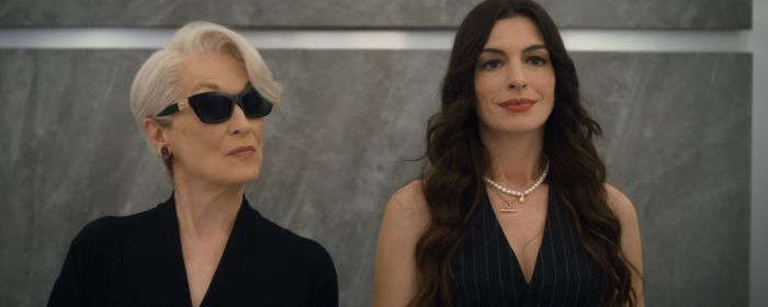 Com Meryl Streep e Anne Hathaway