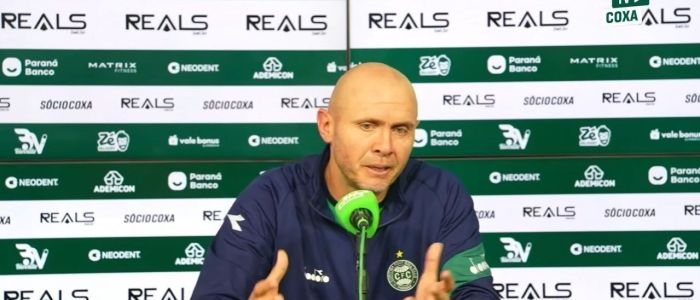 Mozart Santos comanda o Coritiba, líder da Série B