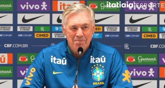 Ancelotti concedeu entrevista coletiva nesta segunda-feira (18), antes do duelo do Brasil com a Tunísia