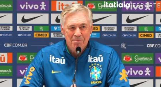 Ancelotti concedeu entrevista coletiva nesta segunda-feira (18), antes do duelo do Brasil com a Tunísia