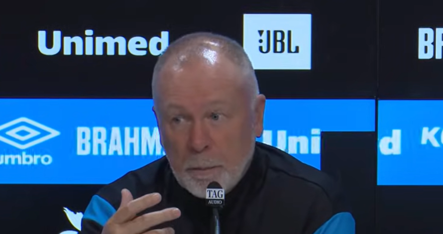 Mano Menezes revela quando Willian deve retornar ao Grêmio após lesão