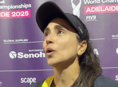 Carol Solberg, jogadora de vôlei e filha de Isabel Salgado