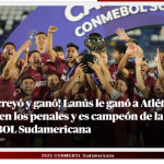Jornais sul-americanos repercutem título do Lanús sobre o Atlético: ‘Glória em Assunção’
