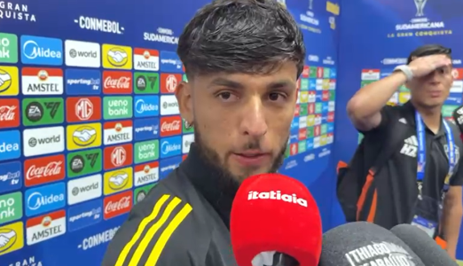 Biel, atacante do Atlético, após a final da Sul-Americana contra o Atlético
