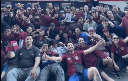 Festa de torcedores do Lanús após título da Copa Sul-Americana