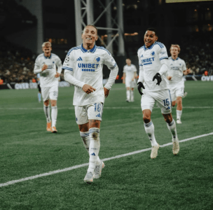 Robert, ex-Cruziero, marcou um dos gols na vitória do Copenhagen