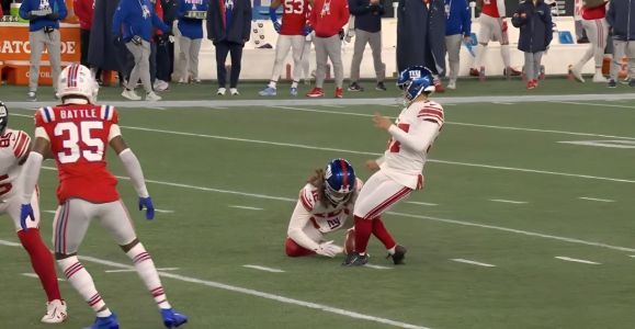 Koo, kicker dos Giants, cometeu erro bizarro no Monday Night Football