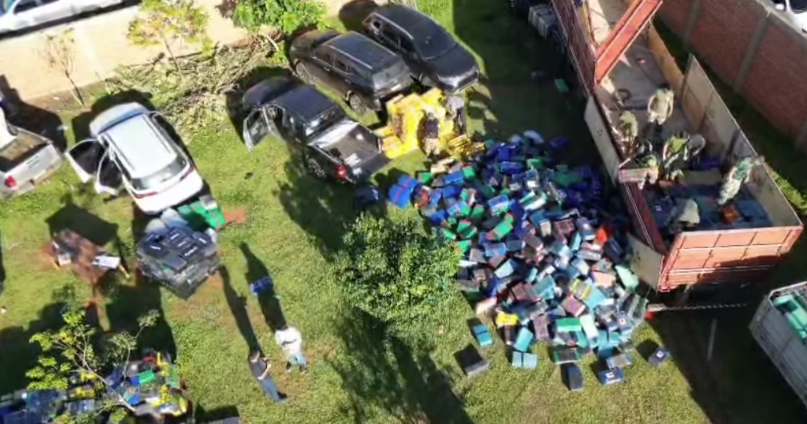 Polícia do Paraguai apreende 88 toneladas de maconha; valor é estimado em R$ 70 milhões