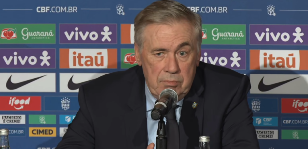 Carlo Ancelotti, treinador da Seleção Brasileira