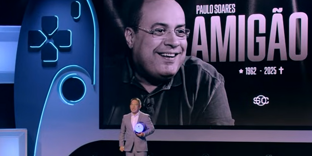 Paulo Soares, o 'Amigão', é homenageado durante o Bola de Prata 2025