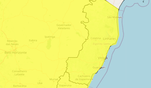 alerta amarelo inmet