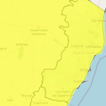 Cidades do Vale do Aço estão sob alerta de chuvas, aponta Inmet