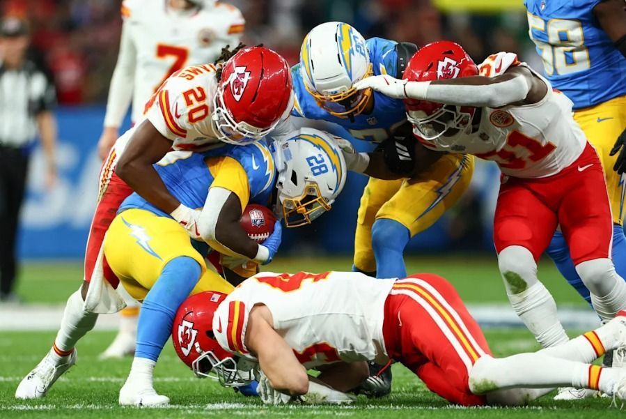 Horário e onde assistir ao vivo Chiefs x Chargers, pela NFL