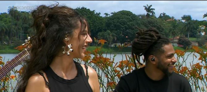 Marina Sena participou do 'Encontro' transmitido direto de BH hoje