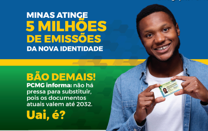 Minas ultrapassa 5 milhões de emissões da carteira de identidade nacional