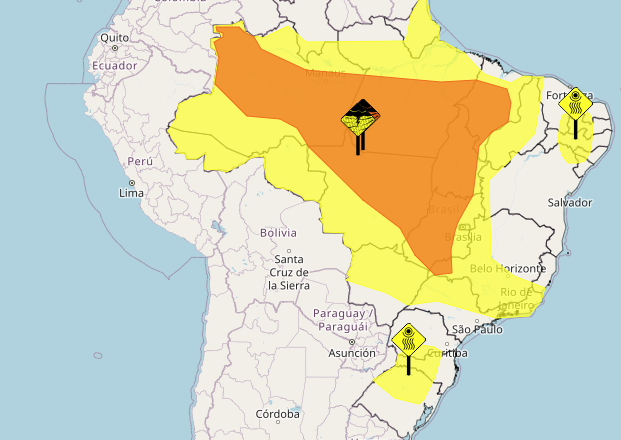 Previsão do tempo: 10 estados em alerta laranja para chuvas intensas; veja lista