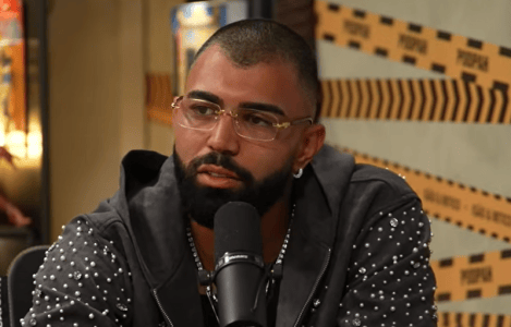 Gabigol participou do Podpah nesta sexta-feira (19)