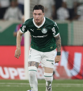 Aníbal Moreno durante jogo do Palmeiras