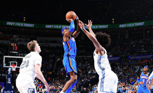 Gildeos-Alexander em jogo do OKC contra os Grizzlies