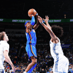 Gilgeous-Alexander alcança marca histórica na NBA em vitória do OKC sobre Grizzlies