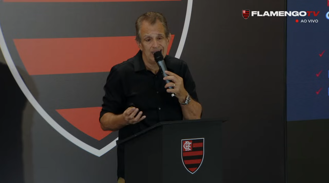 Presidente do Flamengo dispara contra Palmeiras e Atlético: ‘Esse vai ser o nível’