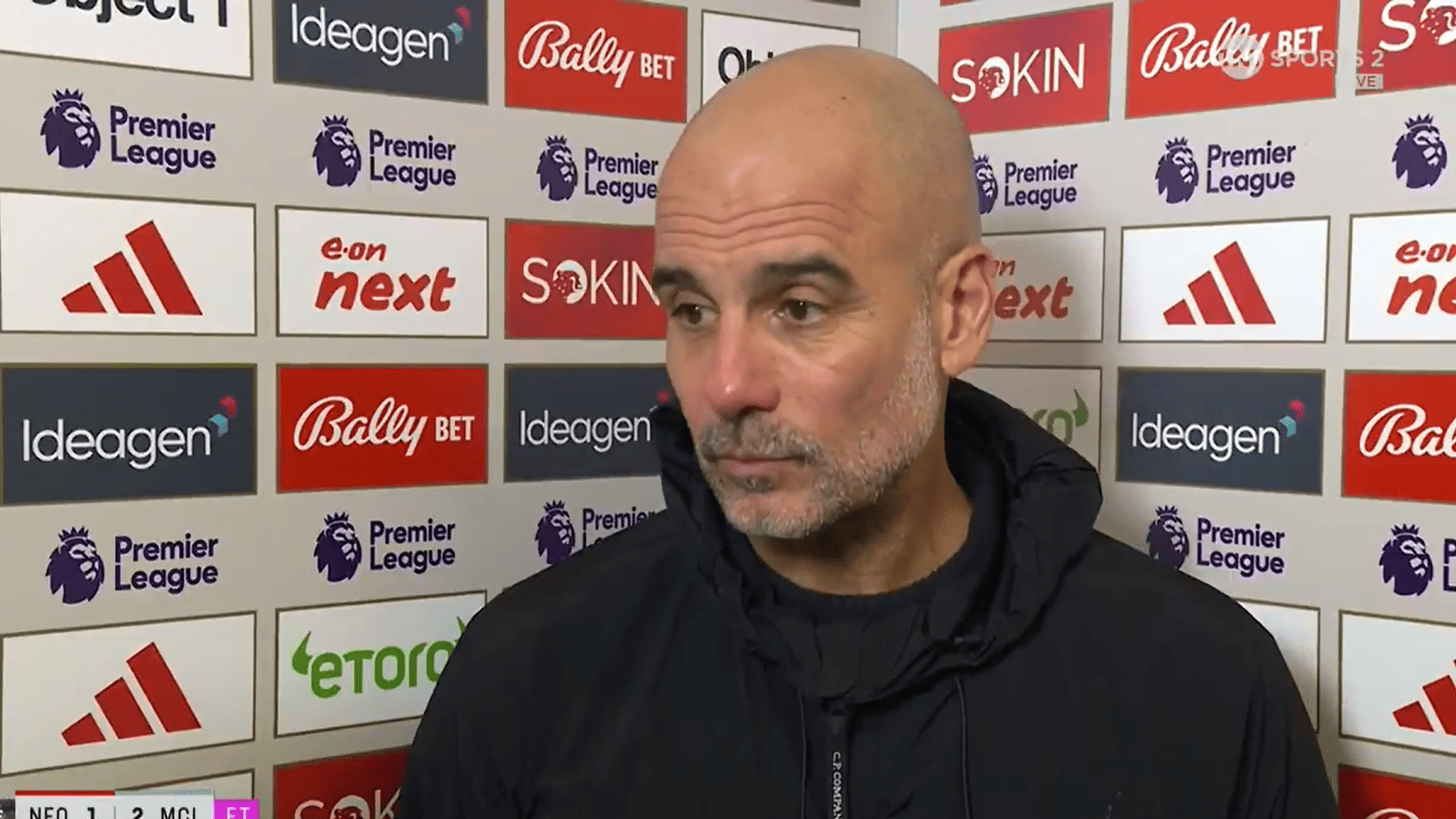 Guardiola surpreende e afirma que 'já quis beijar' atacante do Manchester City