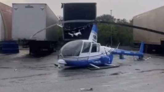 Aeronave da Band caiu em Guarulhos, em São Paulo, na tarde desta segunda-feira (29)
