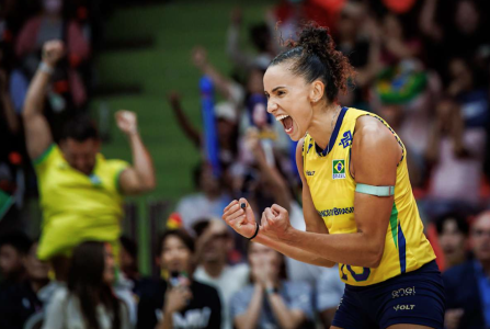 Gabi Guimarães é eleita segunda melhor jogadora de vôlei do mundo