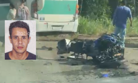 Motociclista morre em acidente com ônibus na BR-381, em Belo Oriente