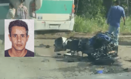 Motociclista morre em acidente com ônibus na BR-381, entre Santana do Paraíso e Belo Oriente