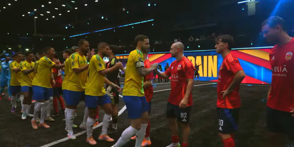 Brasil e Espanha se enfrentaram neste sábado (3), na Trident Arena