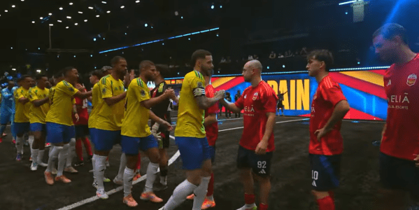 Brasil e Espanha se enfrentaram neste sábado (3), na Trident Arena