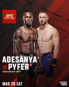 Adesanya enfrentará Joe Pyfer em março