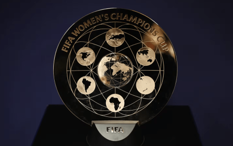 Troféu ofiial da Copa das Campeãs da Fifa