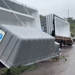 Homem morre após piscina cair sobre ele na BR-381, na Grande BH