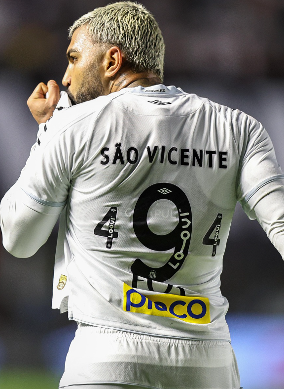 Gabigol, atacante do Santos