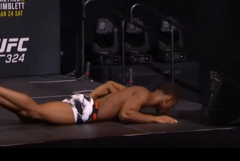 UFC 324: lutador cai desmaiado em pesagem e protagoniza cena chocante; veja