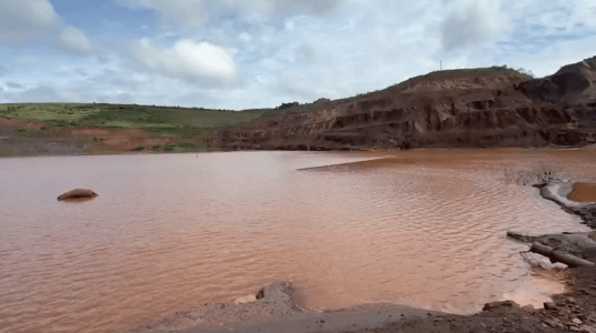 Estrutura da Vale se rompeu na Mina de Fábrica, entre Ouro Preto e Congonhas