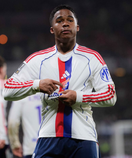 Endrick é eleito melhor jogador de janeiro da Ligue 1
