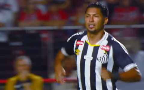 Rony estreou pelo Santos neste sábado (31), no Morumbis
