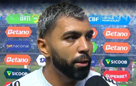 Gabigol após Santos x São Paulo
