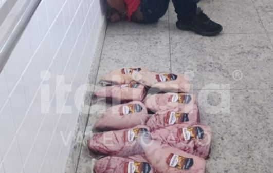 Furto de dez peças de picanha avaliadas em mais de R$ 1,6 mil termina em prisão em Ipatinga