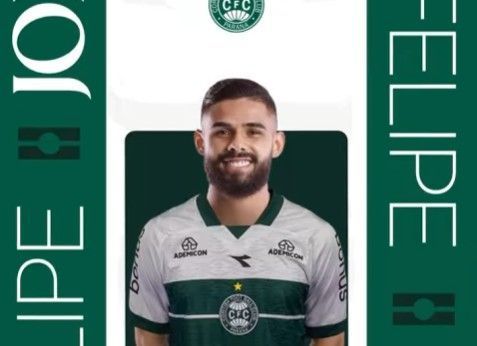 Coritiba anuncia contratação do lateral-esquerdo Felipe Jonatan, ex-Santos