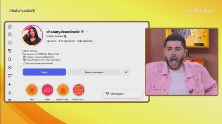 Marcelo fica em choque ao ver seguidores de Chaiany