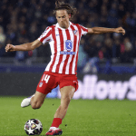 Atlético de Madrid sofre gol no fim e empata com Brugge pelos playoffs da Champions League