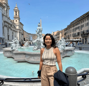 Daniela Filomeno em Roma