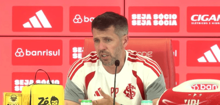 Pezzolano, técnico do Inter, após a goleada sobre o Ypiranga